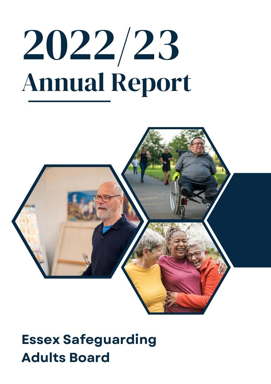 Cover of the Essex Safeguarding Adults Board annual report