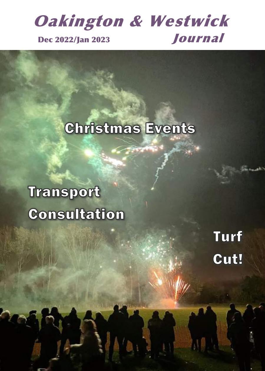 Cover of the Oakington & Westwick Journal, December 2022 / January 2023